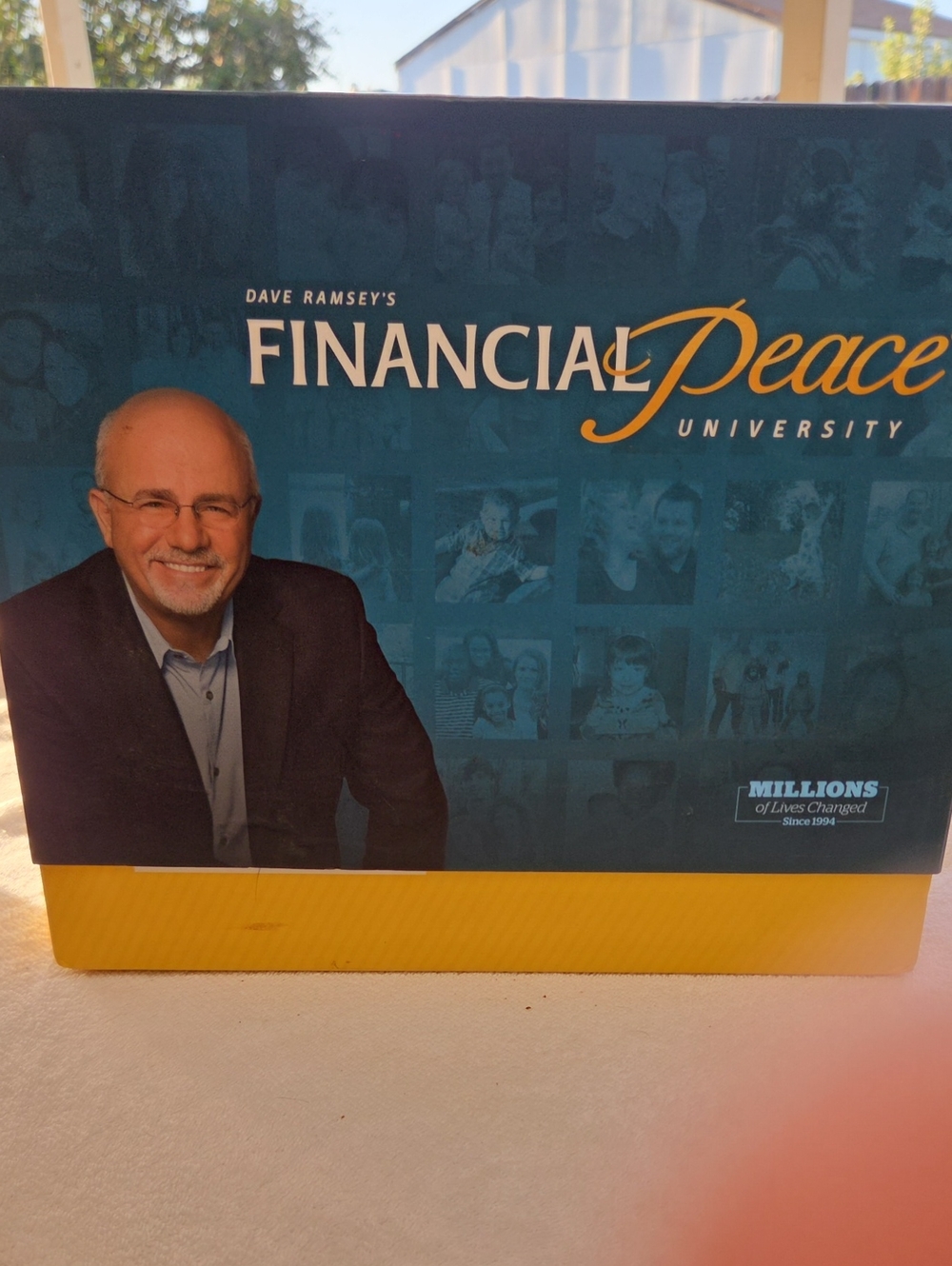 Dave Ramsey Financial Peace University Course Box - Blue and Yellow